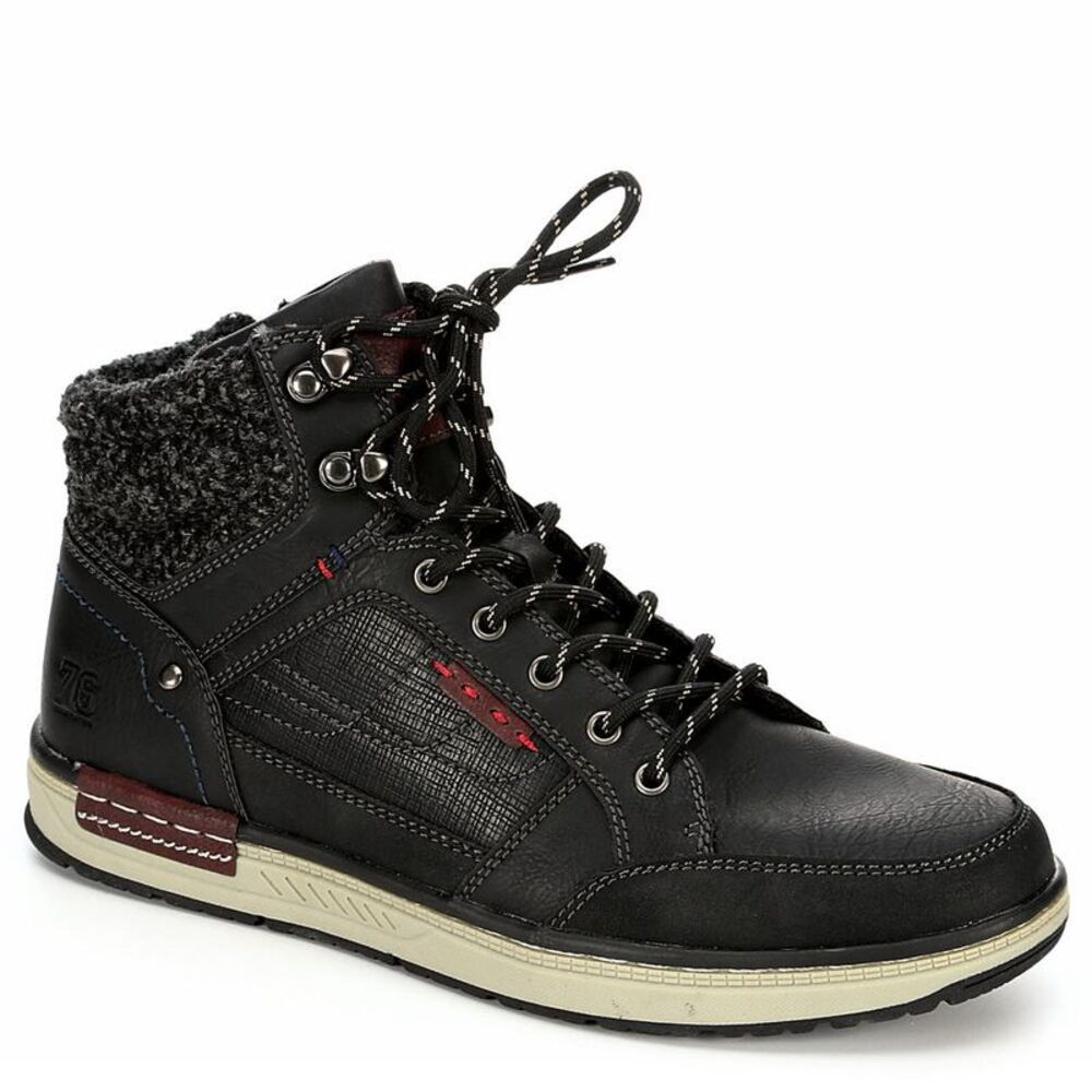 Day Five Mens Lace Up Mid Cut Sneaker Boots